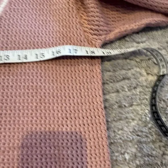 Varley Calva Knit Polo Sweater Pink Mauve V-Neck, Sheer, Small NWT - Picture 10 of 14